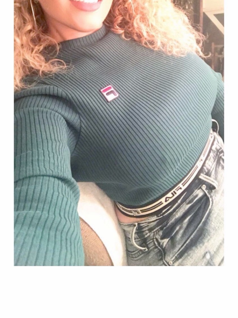 Retro Fila crop top